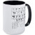 Hebrew Alphabet RINGER Mug - 11oz Coffee Mug  Ceramic 11oz Coffee Cup
