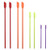 8 Pieces Silicone Spatula Set Mini Makeup Spatula Silicone Spatula Last Drop Spatula Thin Jar Scraper for Kitchen