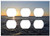 Triple Duplex Outlet Wall Plate Cover - Sunset Water Ocean Sky Sun Light Sunrise Outdoor