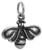 Sterling Silver Honey Bee -  Charm Only or Necklace