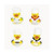 One Dozen (12) Chef Rubber Ducks