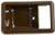 Front Door Handle Trim Compatible with Toyota Pickup 1984-1989 RH LH Inside Brown