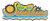 JOLEES Boutique Title Wave Sticker - Sunshine