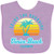 Inktastic Summer Enjoy The Sunshine Venice Beach Baby Bib Lavender 3a828