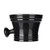 Shaving Soap Bowl Shave Mug for Shave Cream  and  Soap Foam Shaving Cream Bowl Plastic Shaving Bowl with Handle Black