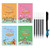 4PCS Calligraphy Copybook  Magic Practice Copy Book  Magic Calligraphy Reusable Handwriting Copybook Set for Kids
