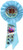 Beistle RS079 21 and Terrific Rosette, 3-1/4 by 6-1/2-Inch
