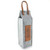 Dice Tower Travel Bag Grey Felt and Chestnut ~ by C4Labs
