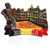 3D Brussels Belgium Fridge Magnet Travel Souvenir Gift Home Kitchen Decoration Magnetic Sticker Belgium Refrigerator Magnet Collection