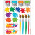 Creative Converting Art Party Sticker Sheets Supplies, Multicolor