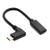 Goliton? 90 Degree Right Angled USB-C USB 3.1 Type-C Male to Female Extension Data Cable for Macbook Tablet - 20CM