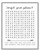 Funny Bathroom Word Search Puzzle Wall Art Print - 11x14 UNFRAMED Black and White Saying Decor Printed on Photographic Paper. Forget Your Phone?