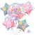 Anagram Girl-Chella Foil Balloon Bouquet  Medium  Multicolor