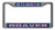 MLB Atlanta Braves Laser-Cut Chrome Auto License Plate Frame