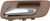 Dorman 92394 Rear Driver Side Interior Door Handle for Select Honda Models  Beige and Chrome