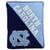 The Northwest Company UNC Tar Heels  inchHalftone inch Micro Raschel Throw Blanket  46 inch x 60 inch   Blue