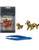 Nanoblock Cheetars  plus Gift Tweezers Plastic Cube Building Blocks  Smartoys