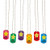 Fun Express Star Student Dog Tag Necklaces - 12 Pieces - Educational and Learning Activities for Kids