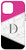 iPhone 12 Pro Max Initial Letter D Monogram Color Block Geometric Pink Black Case