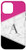 iPhone 12 mini Initial Letter A Monogram Color Block Geometric Pink Black Case