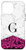 iPhone 12 Pro Max Initial Letter G Monogram Floral Pink Color Block Phone Case