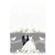 Silver Wedding Plastic Tablecloth, 84" x 54"
