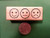 3 Smileys in a Row  Wood Mounted Teacher s Stamp - Rubber Stamp Wood Carving Blocks