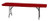 Creative Converting Plastic Stay Put Banquet Table Cover  30 by 96 inch  Regal Red   3 Pack