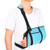 Arm Sling with Waist Belt  Blue Shoulder Support Sling  Adjustable Shoulder Immobilizer for Broken and Fractured Bones  Rotator Cuff  Arm  Shoulder Injury Support for Left and Right Arm