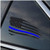Thin Blue Line Tattered Battle Flag Police Support Vinyl Car Window Decal Sticker