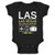 LAS Las Vegas Airport Code Since 1941 Travel Black 12M Infant Baby Boy Girl Bodysuit