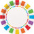 Rainbow Dinner Plates, 8ct