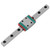 Mini Linear Slide  Portable 100mm Miniature Linear Sliding Rail Guide with Block High Precision Light Weight