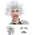 Tigerdoe Mad Scientist Costume - Scientist Costume - Scientist Wig - Physicist Costume -  3 Piece Set
