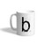 Ceramic Coffee Mug 11 Ounces inchB inch Newspaper Initial Monogram Letter B White Tea Cup Design Only