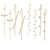 4Pairs Ear Cuff Wrap Crawler Hook Earrings for Women Girls Unique Long Earrings Hypoallergenic Stud Climber Earrings  gold