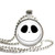 The Nightmare Before Christmas Jack Skellington Smile 1 Inch Pendant Necklace or Keychain