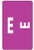 Smead AlphaZ ACCS Color-Coded Alphabetic Label E, Purple, 100 Labels per Pack (67175)