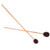 Convenient Lightweight Marimba Mallets Beech Handle Marimba Mallets for Marimba Brown