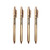 Pi Beta Phi Gold Pen with Black Block Font 4-Pack of Sorority Pens Pi Phi