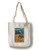 Lantern Press Nashville  Tennessee - Woodblock  100 percent Cotton Tote Bag - Reusable