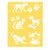 Darice 30018431 8.5X11 Stencil Dogs Cats, Multicolor