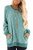 NSQTBA Tunic Sweatshirts for Women to Wear with Leggings Crewneck Sweaters Soft Long Sleeve Shirts Green XL