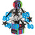 Creative Converting Party Decoration Metallic Foil Cascading Centerpiece, Milestone Celebrations 80th