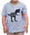 7 ate 9 Apparel Boy s Brother Dinosaur Grey T-Shirt Small