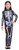 Brcus Children Skeleton Halloween Costumes Role Play Girls Cosplay Jumsuit Dress Up  Medium  Black