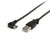 StarTech Mini USB Cable - A to Right Angle Mini B - 3 Feet (USB2HABM3RA)