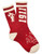 Kappa Alpha Psi Fraternity Mens New Athletic Socks Crimson Red