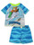Justice League DC Comics Aquaman Boy s Short Sleeve Top and Shorts Pajamas Set  Medium  8   Blue