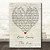 Here Comes The Sun Script Heart Quote Song Lyric Wall Art Gift Print